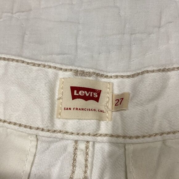 Levi's Cream Cargo Pants size 27 - Picture 2 of 12